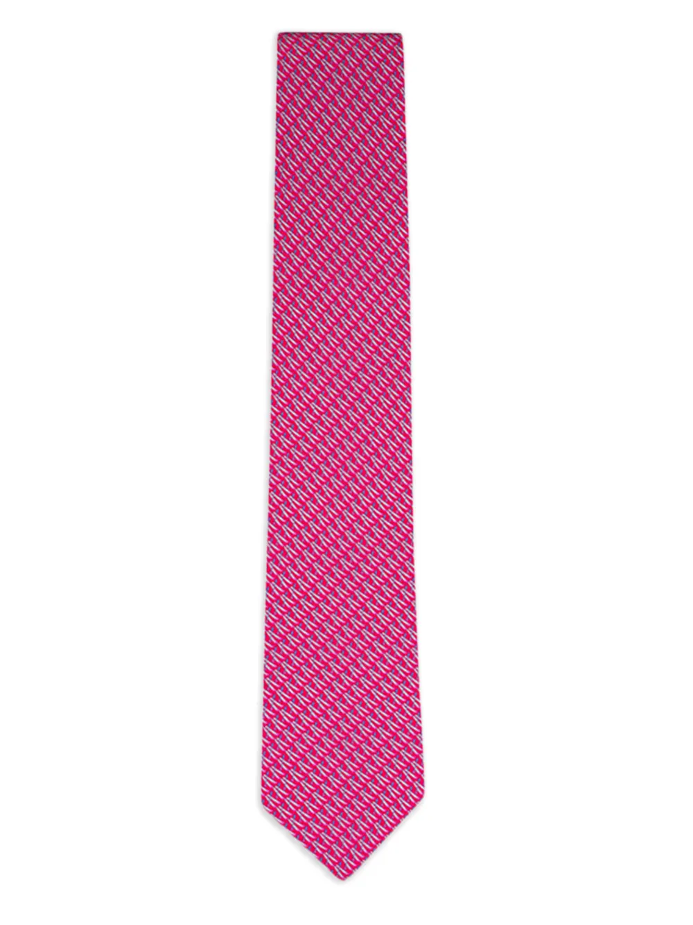 Ferragamo patterned neckwear - Rot