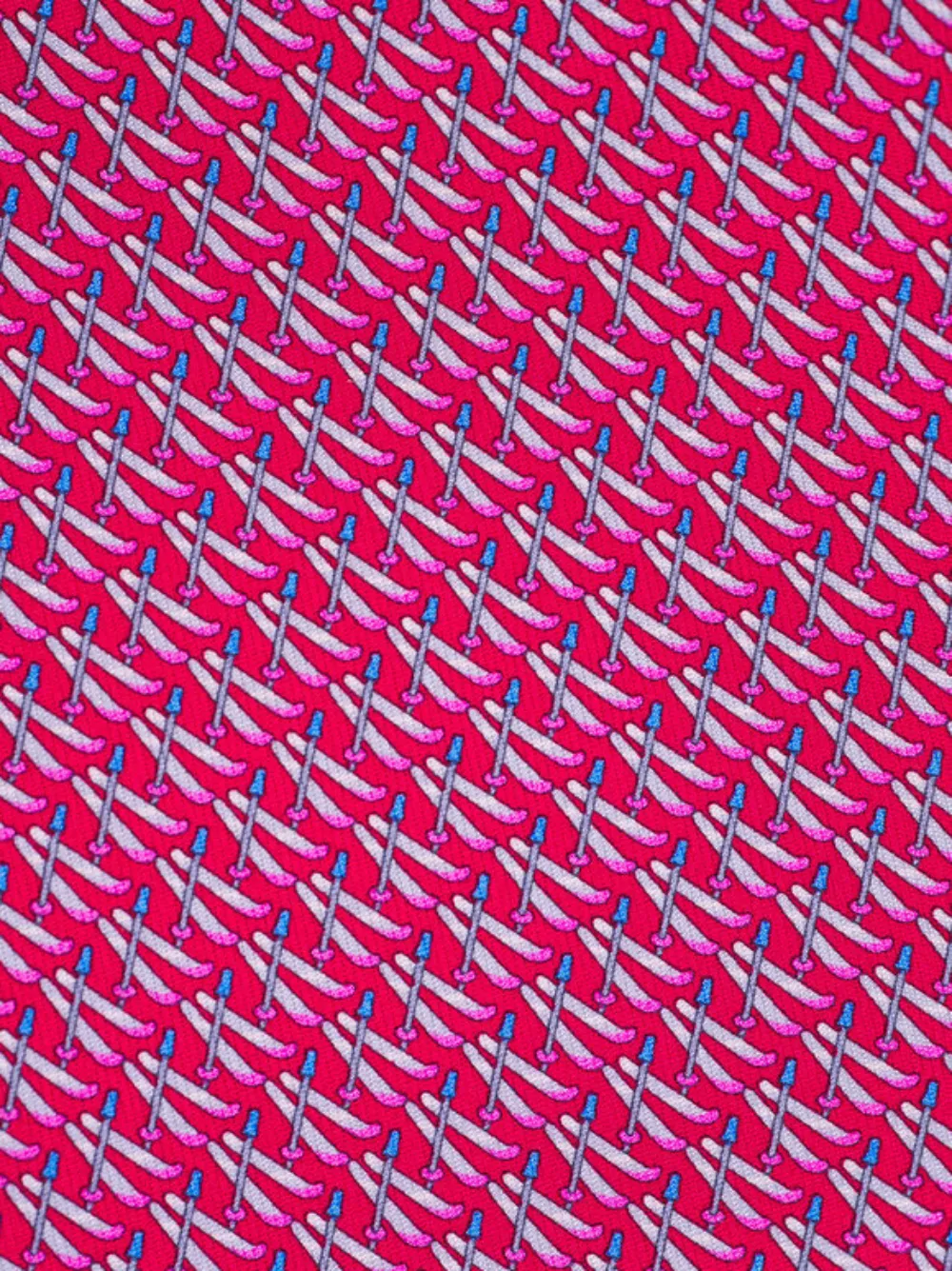 Ferragamo patterned neckwear - Rood