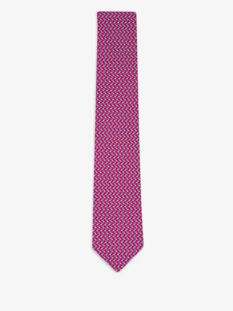 Ferragamo pilican-pattern tie