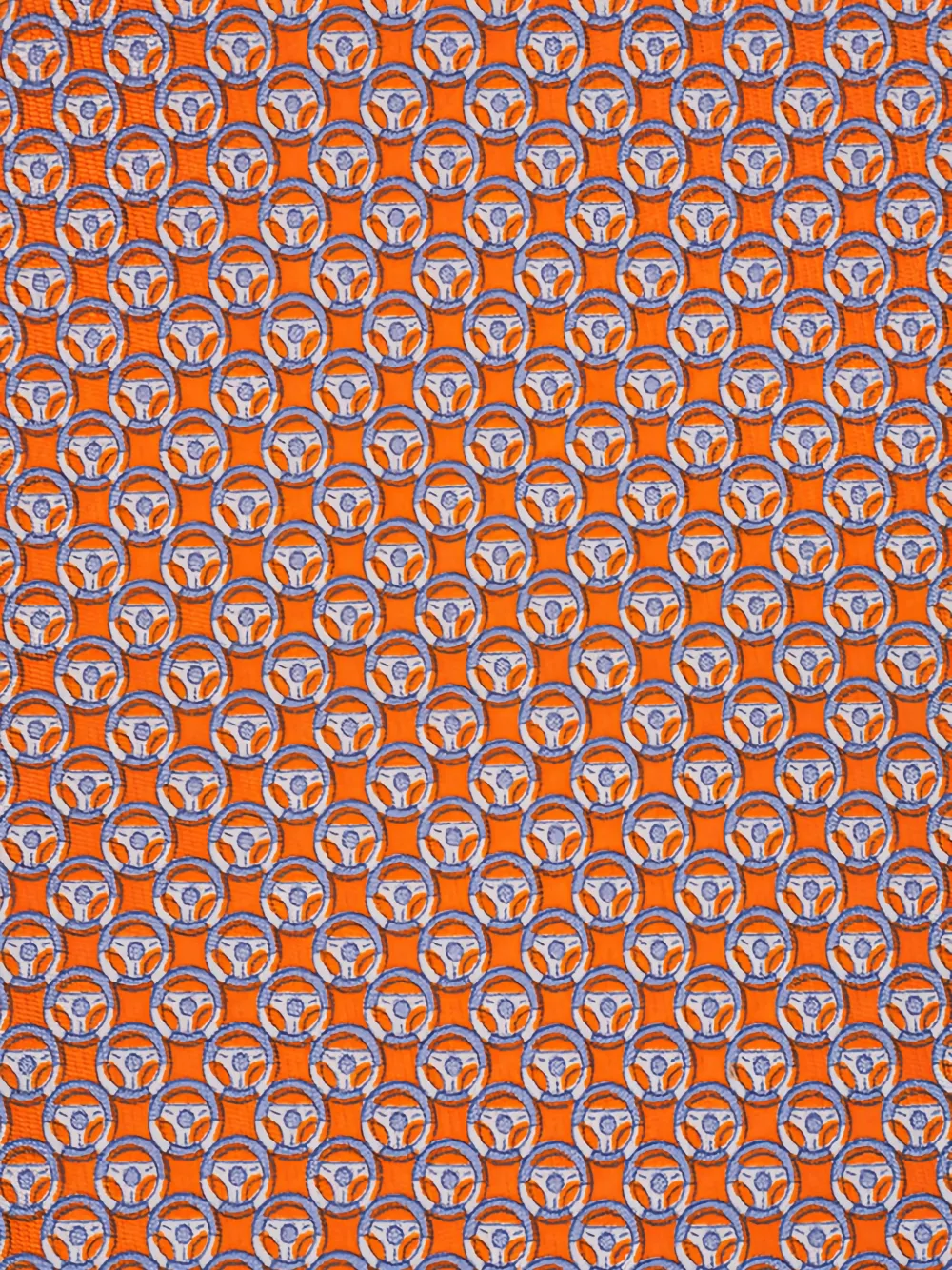 Ferragamo gancini-print tie - Oranje