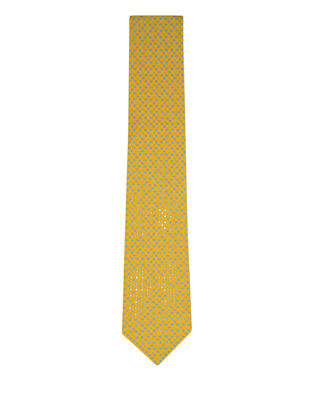 Ferragamo floral-print tie - Giallo