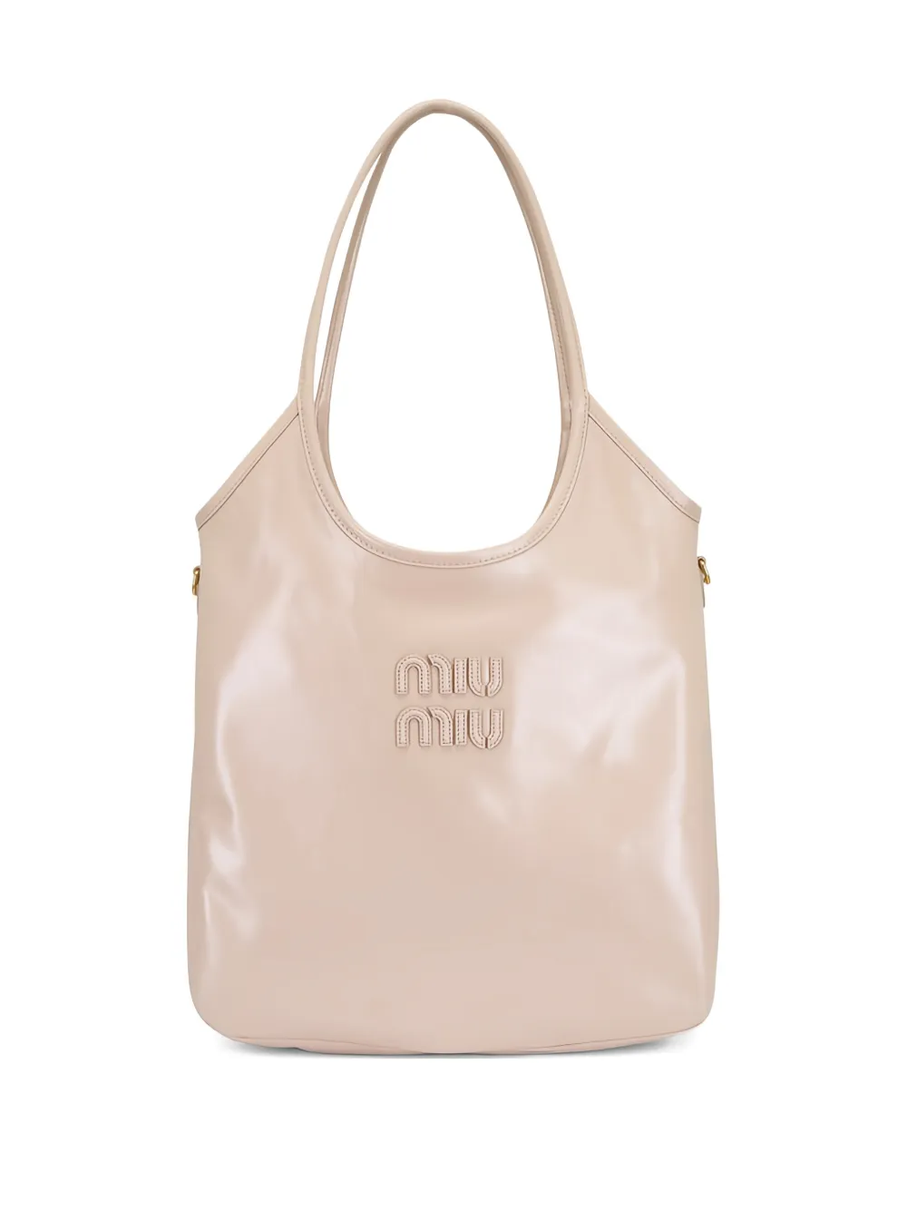 Miu Miu Ivy Cipria logo-detail tote bag - Neutrals