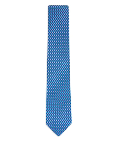 Ferragamo patterned silk tie