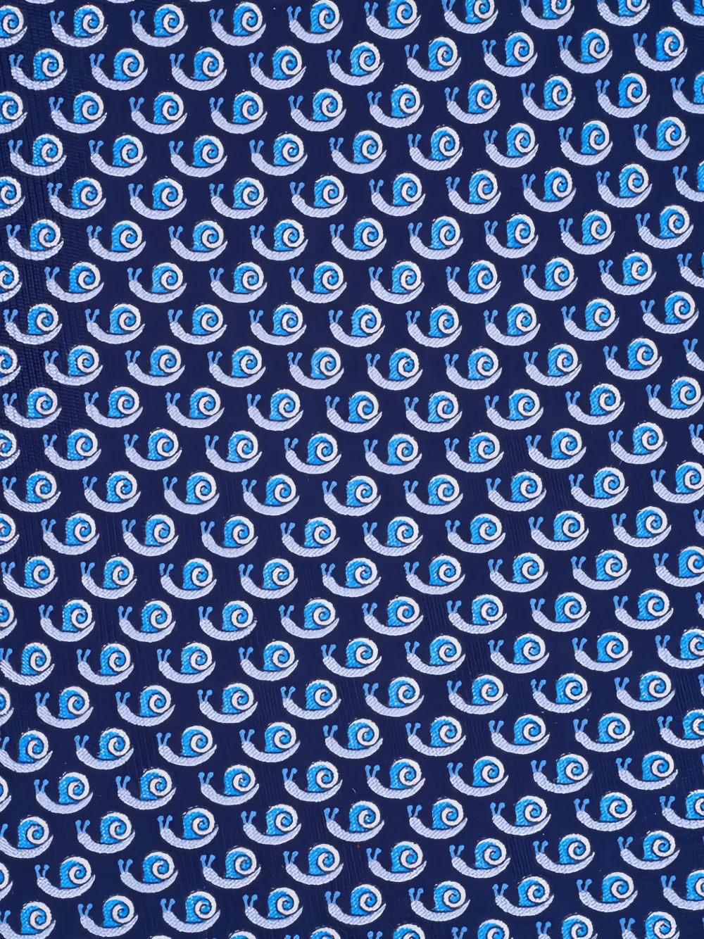 Ferragamo printed tie - Blauw