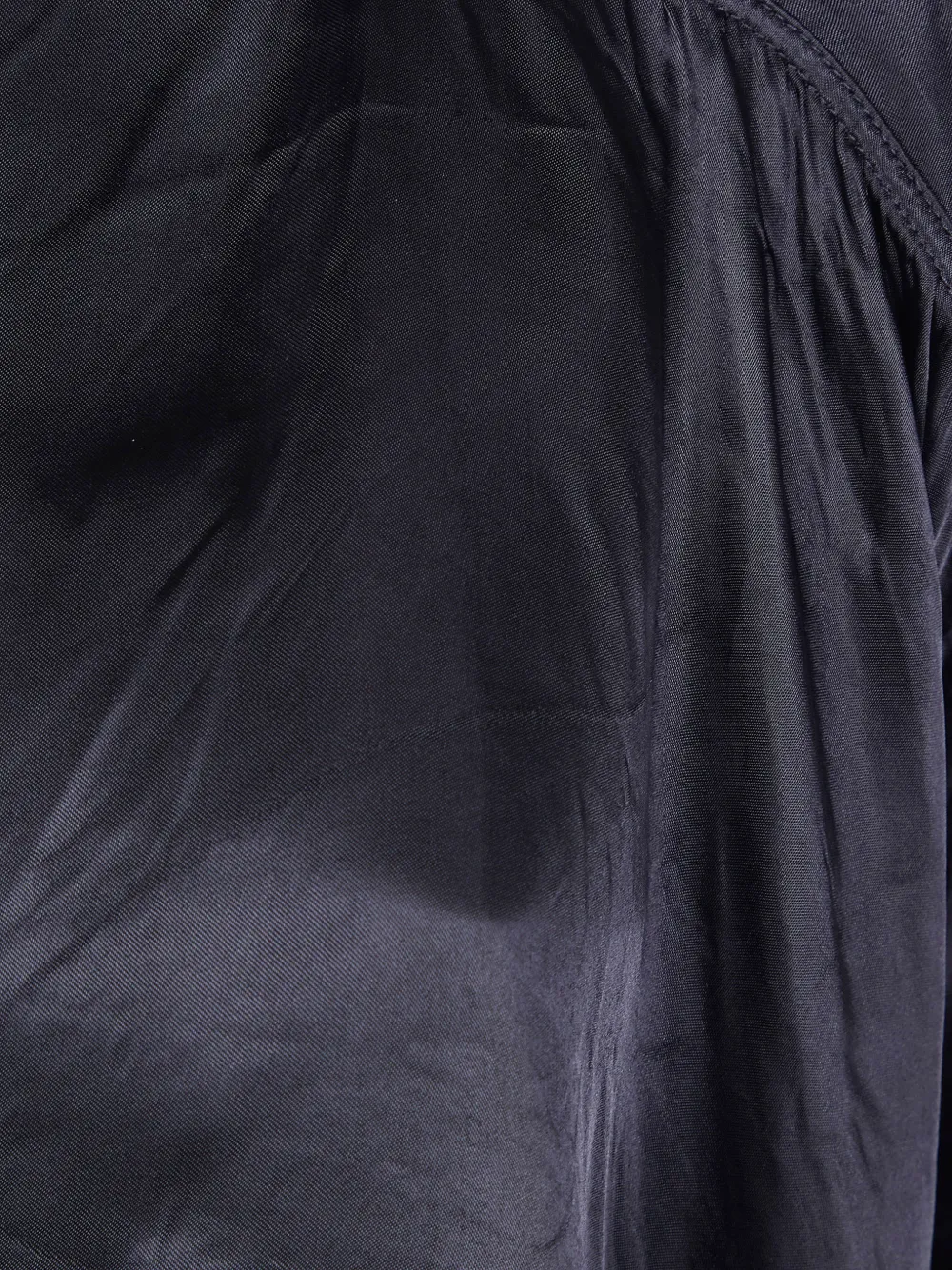 Rick Owens Blouse met trechterhals en lange mouwen Zwart