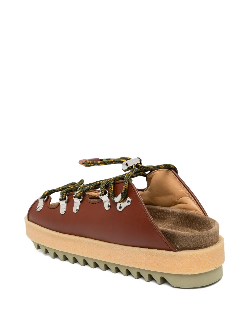 sacai Sandalen met veters Bruin