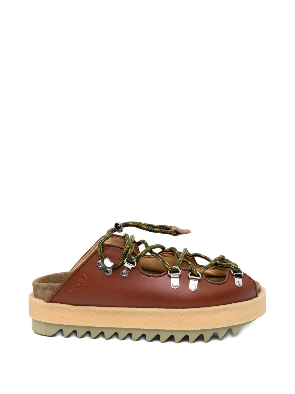 Sacai Sandalen met veters Bruin