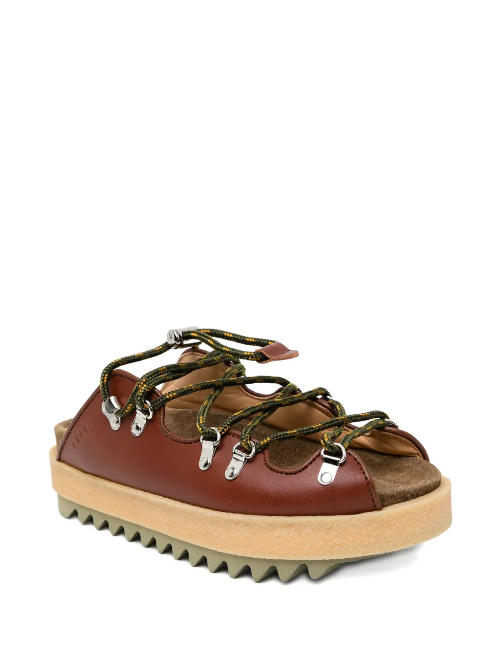 sacai Sandalen met veters Bruin