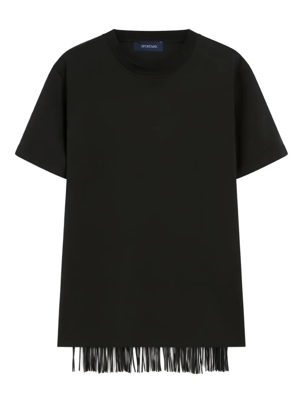 Sportmax Teatino fringed top - Schwarz