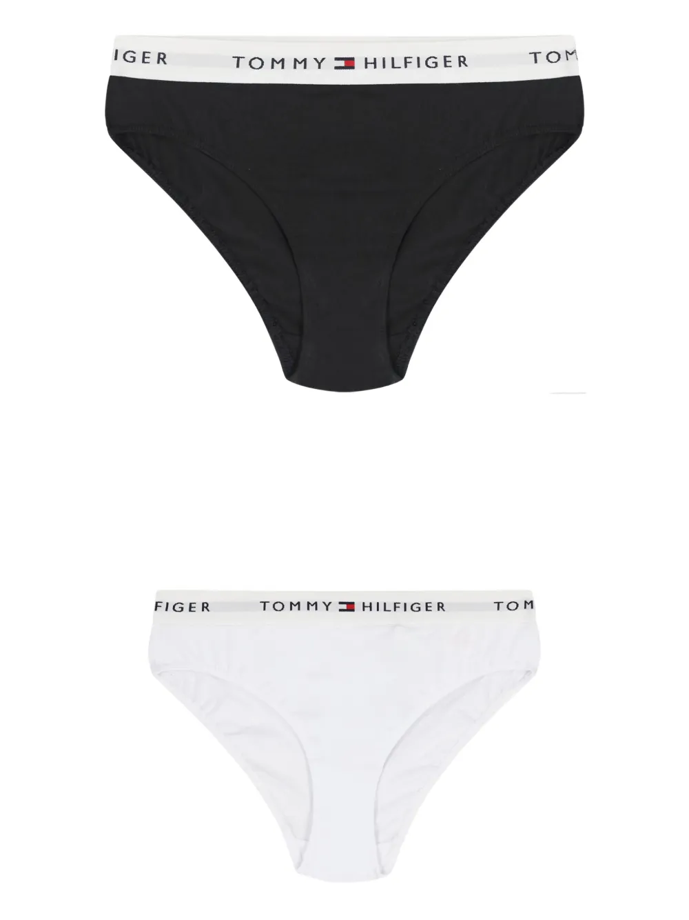 Tommy Hilfiger Junior Slips mit Logo-Detail (2er-Set) - Schwarz