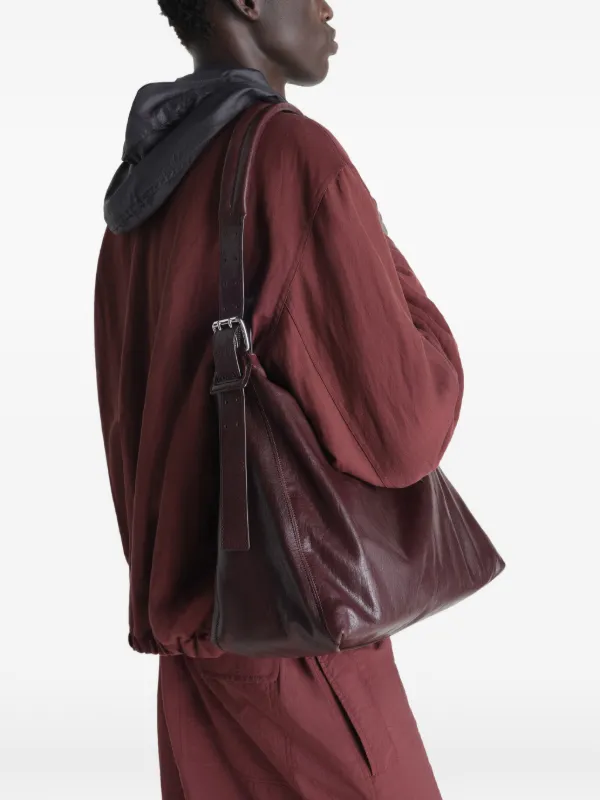 LEMAIRE Small Hobo Belted Bag | Brown | FARFETCH CA