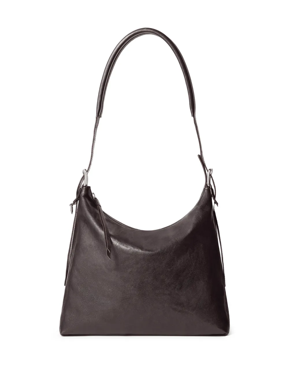 LEMAIRE belted hobo bag - Marrone