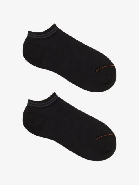 Zegna Par de meias cano baixo