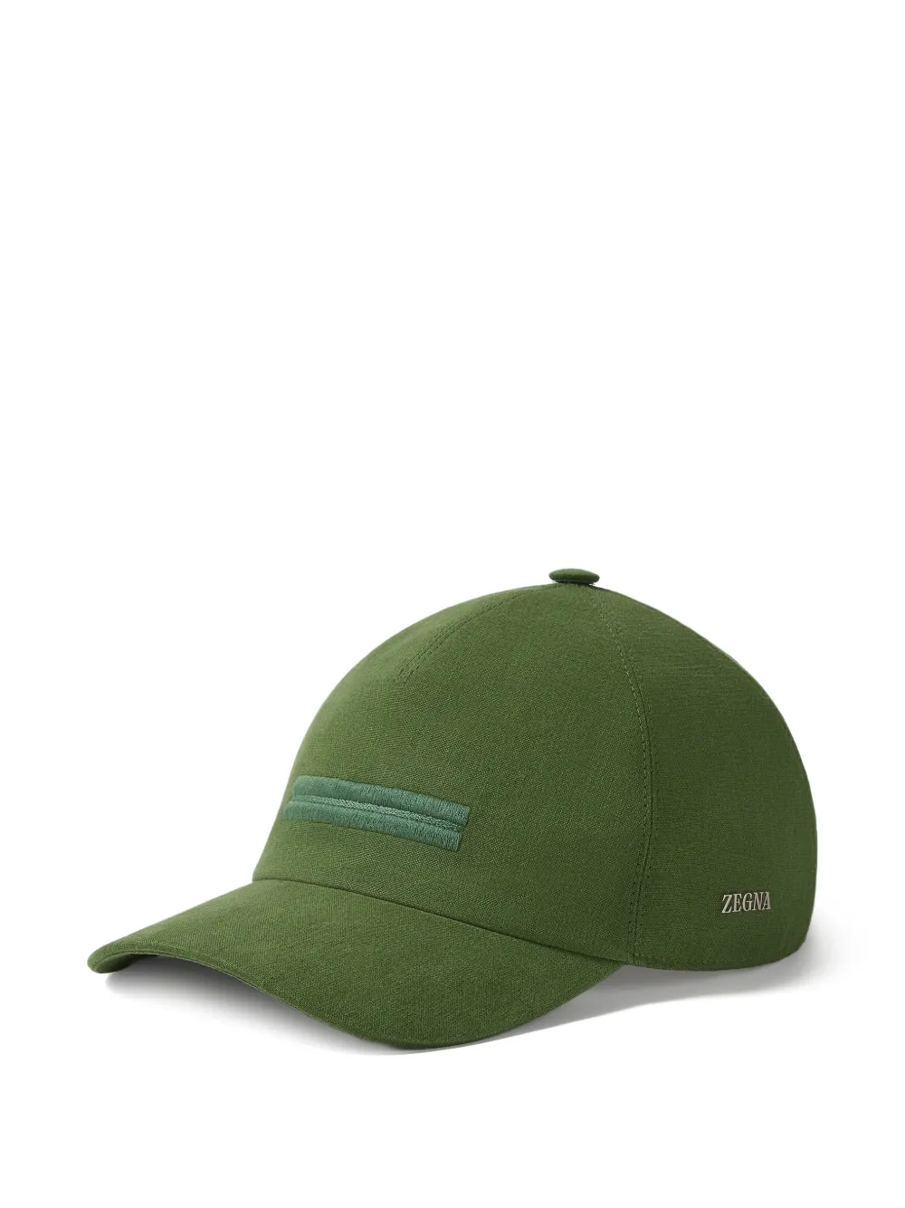 Zegna Cappello da baseball Oasi Lino - Verde