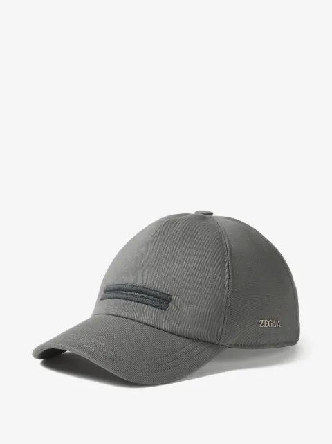 Zegna embroidered-logo baseball cap