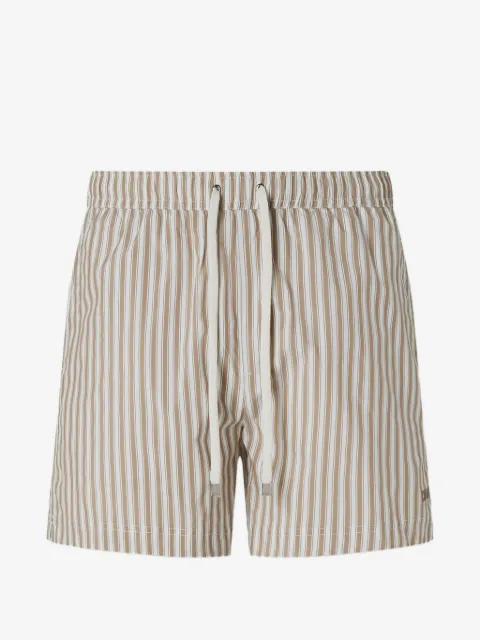 Zegna striped drawstring swim-shorts