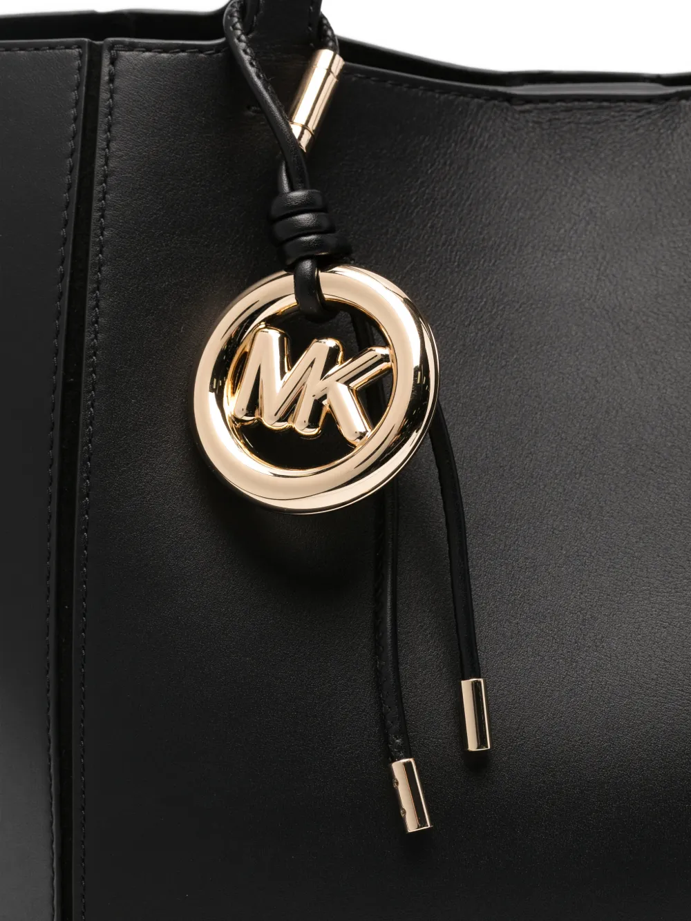 Michael Kors Leren schoudertas Zwart