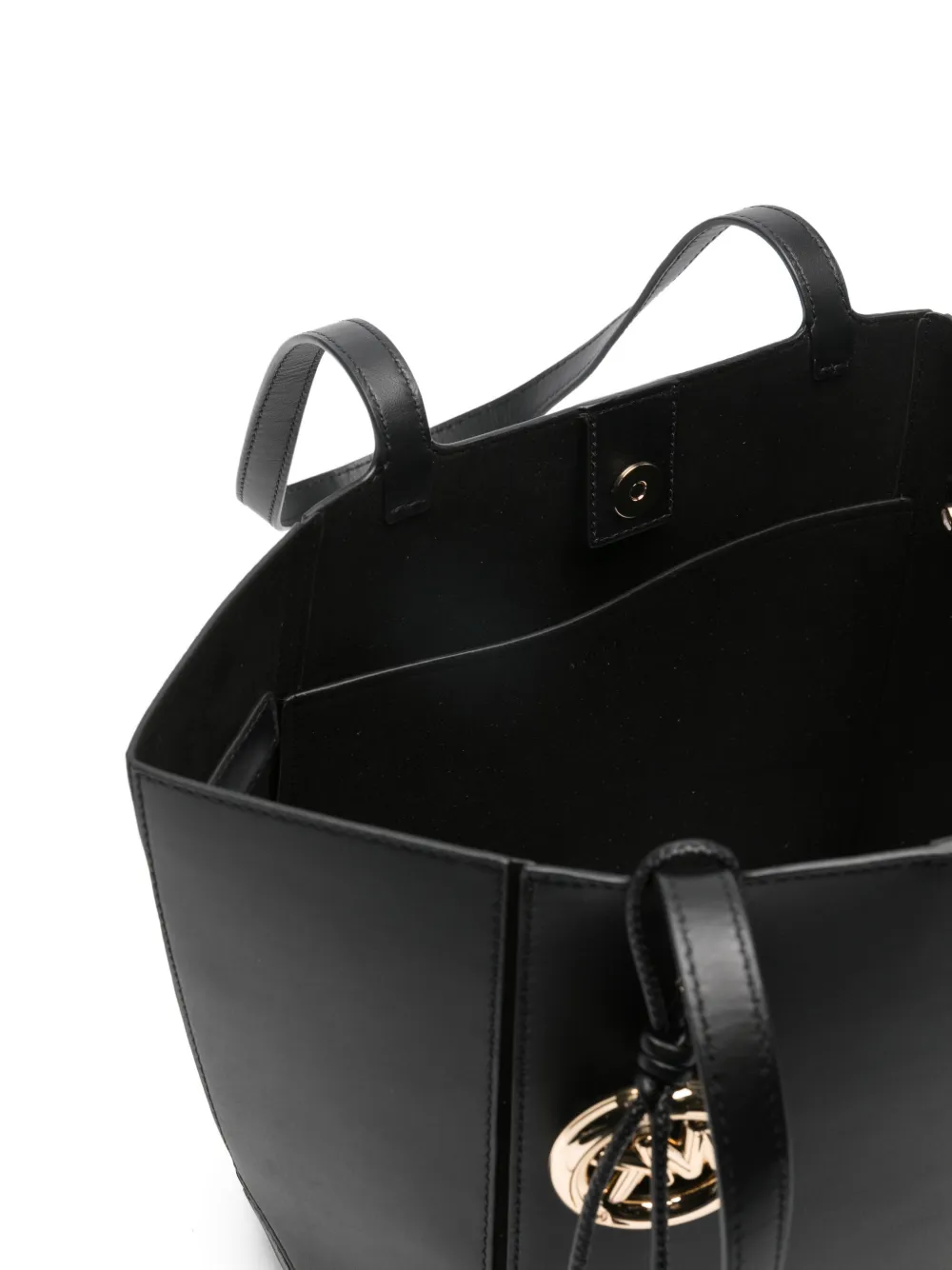 Michael Kors Leren schoudertas Zwart