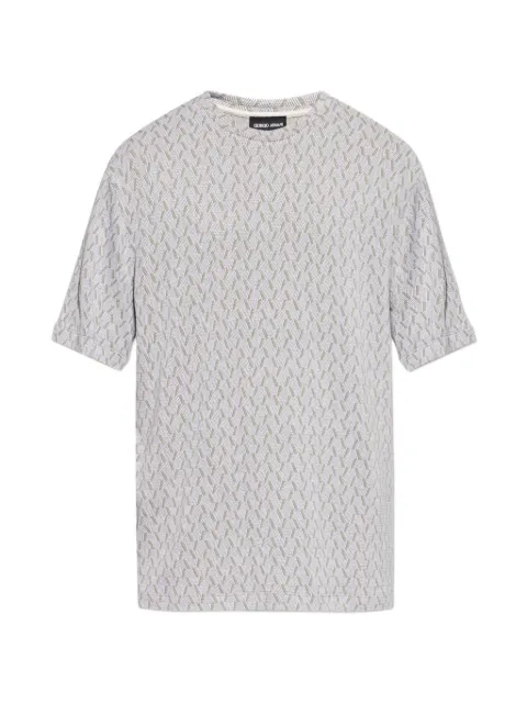 Giorgio Armani T-shirt med geometrisk mønster