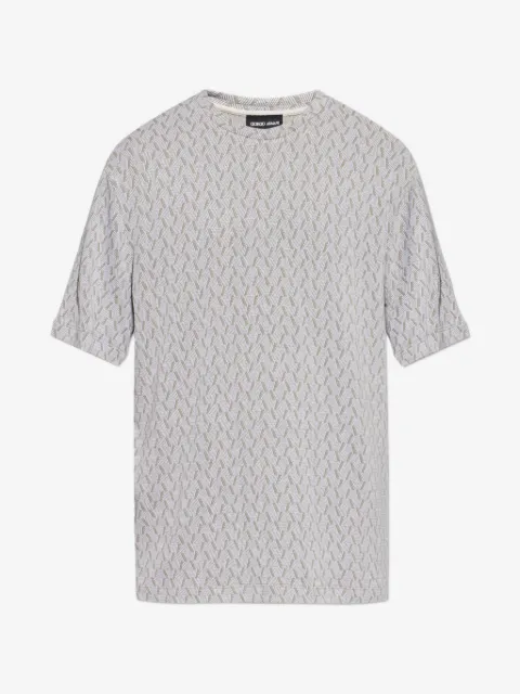 Giorgio Armani geometric-patterned T-shirt