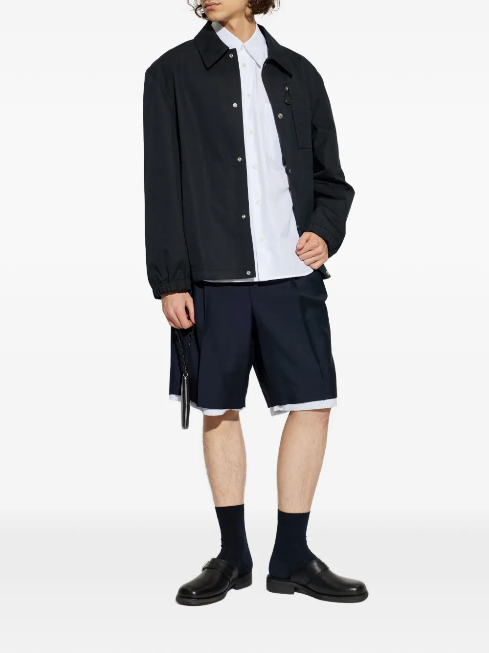 Jil Sander chest-pocket shirt - Wit