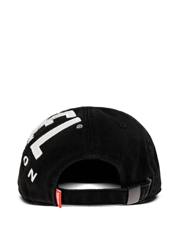 Diesel C-Div embroidered-logo Cap | Black | FARFETCH
