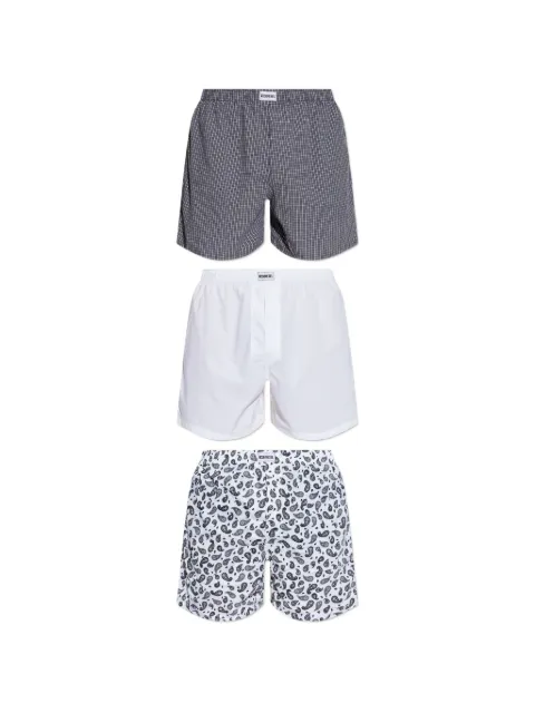 Diesel logo-detail boxers set (set of three)