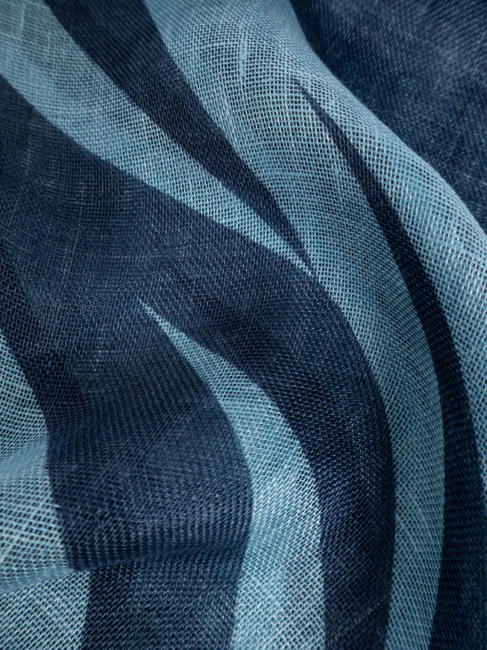 Moschino Sjaal met logoprint Blauw