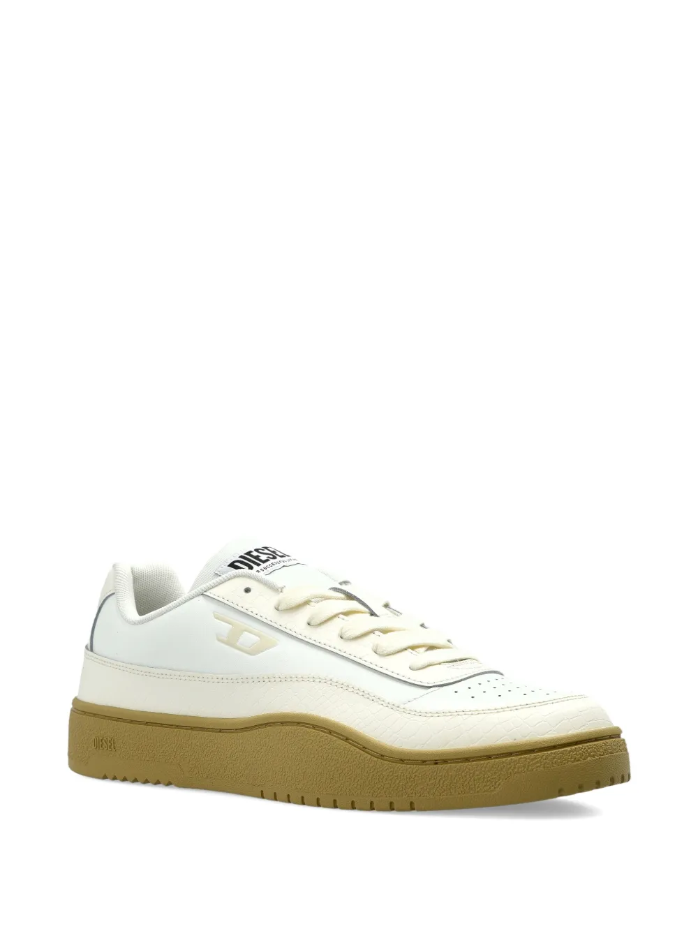 Diesel Leren sneakers Beige