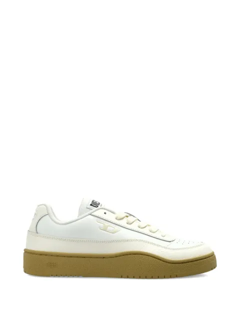 Diesel logo leather sneakers