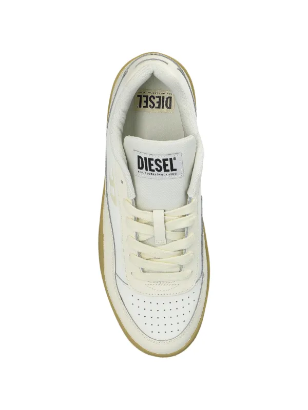 Diesel S-Tracker-D Leather Sneakers | Neutrals | FARFETCH ZA