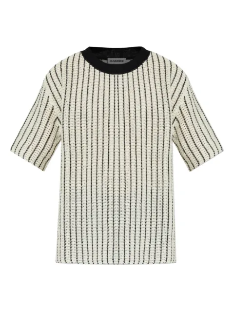 Jil Sander striped crew-neck T-shirt