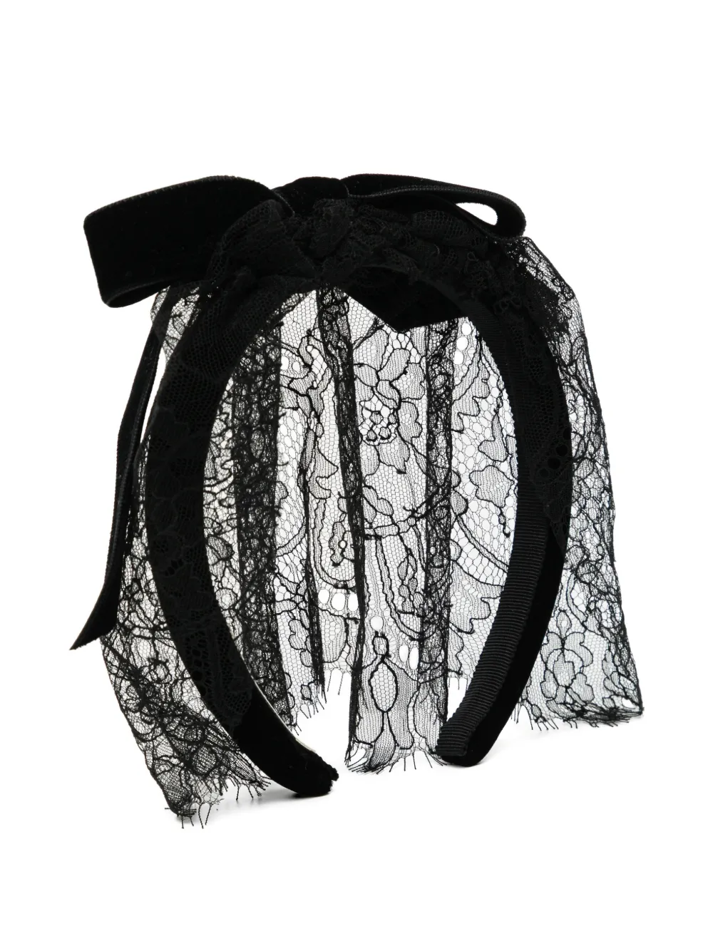 Jennifer Behr lace headband - Nero