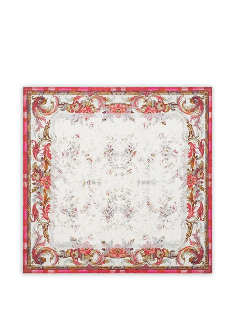 floral-pattern scarf