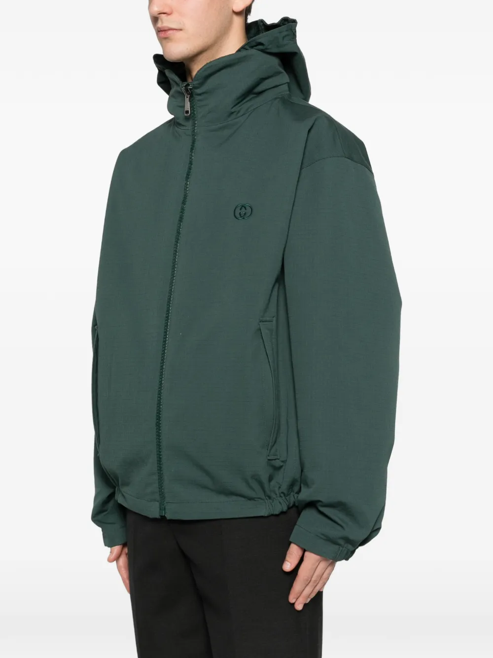 Gucci Jack met capuchon Groen