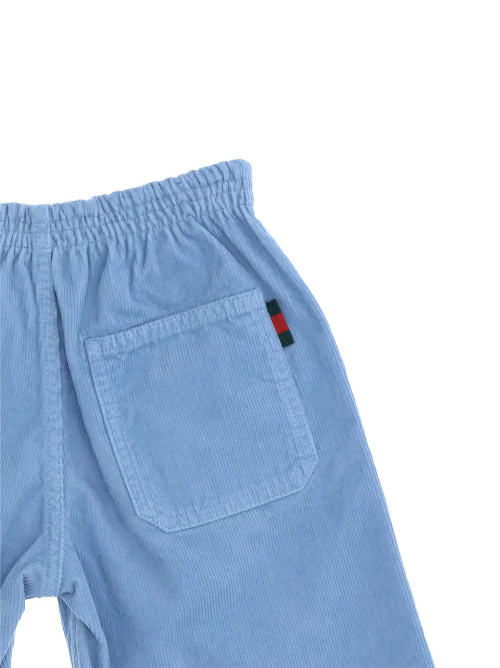  Gucci Kids Corduroy Pocket Shorts - Blue 