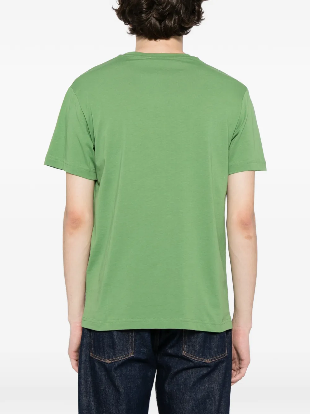 Roberto Cavalli Katoenen T-shirt met grafische print Groen