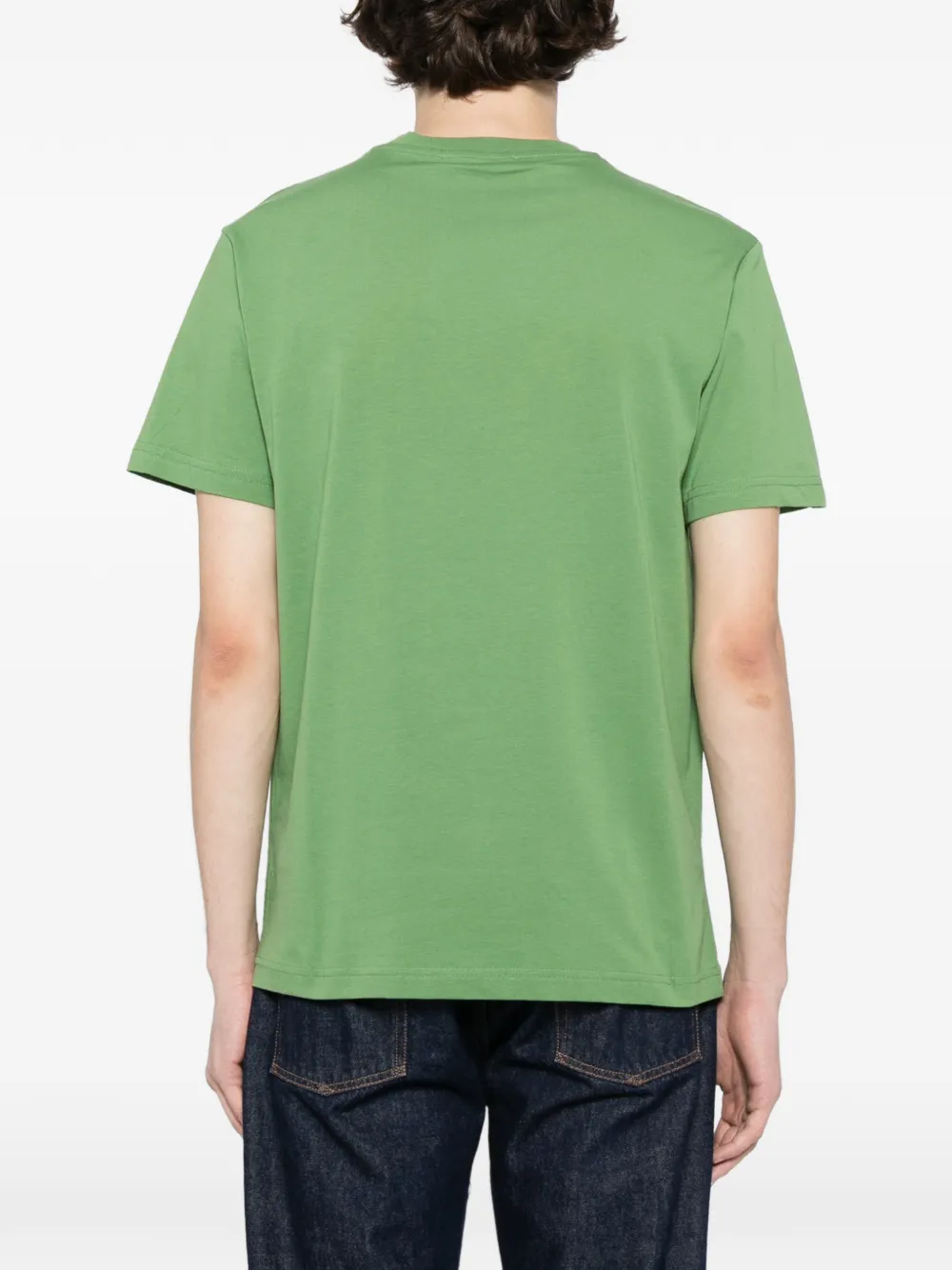 Roberto Cavalli Katoenen T-shirt met grafische print Groen