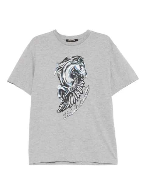 Roberto Cavalli graphic-print crew-neck T-shirt