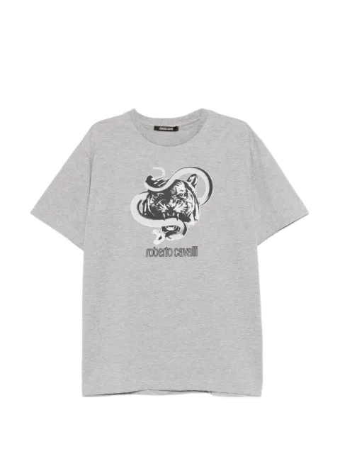 Roberto Cavalli graphic-print crew-neck T-shirt