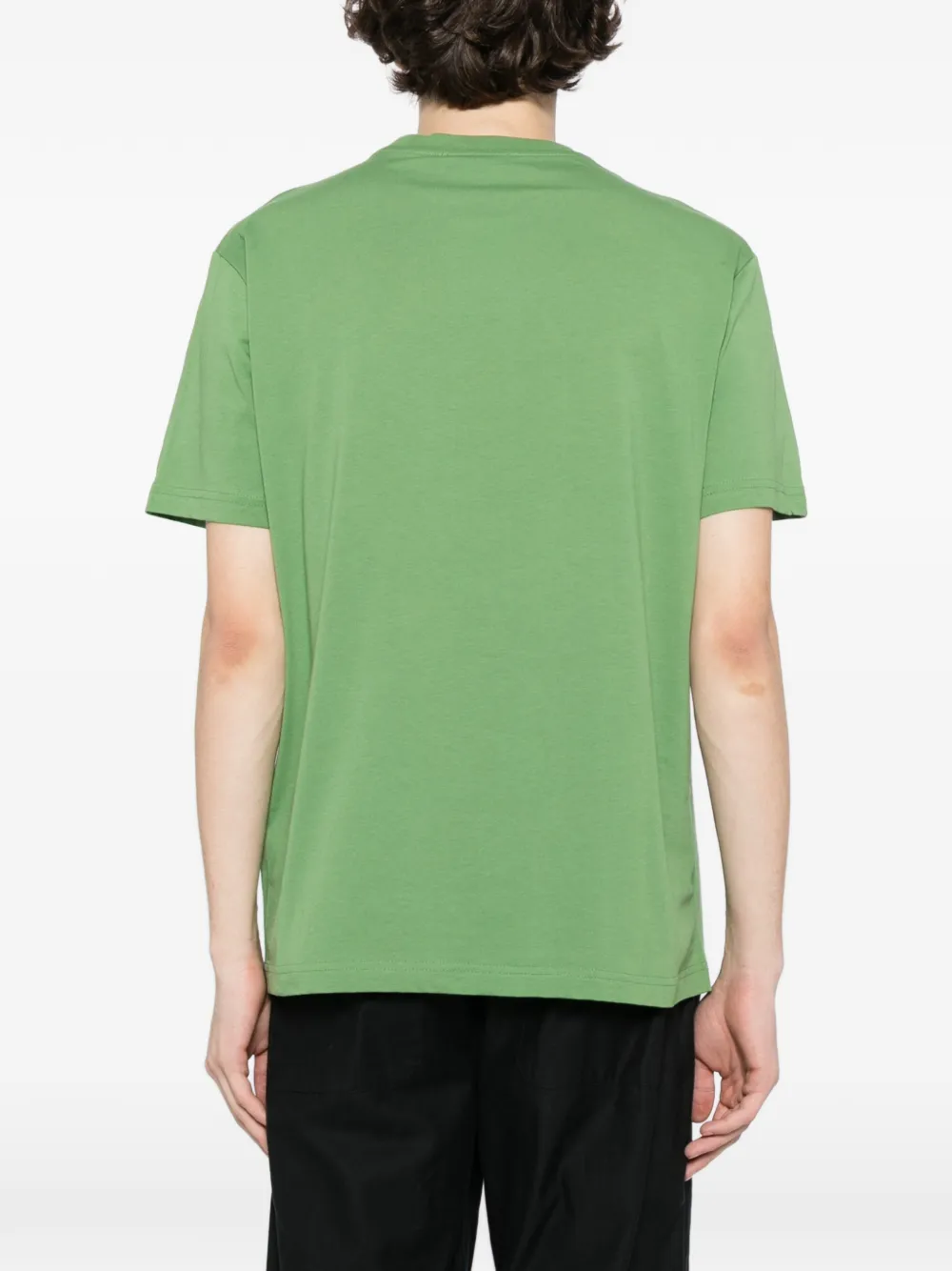 Roberto Cavalli Katoenen T-shirt met grafische print Groen