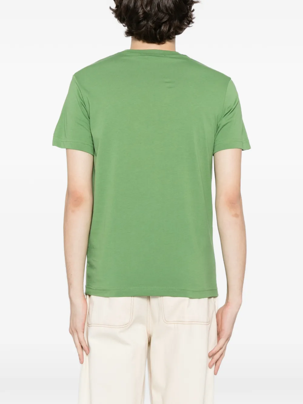 Roberto Cavalli Katoenen T-shirt met grafische print Groen