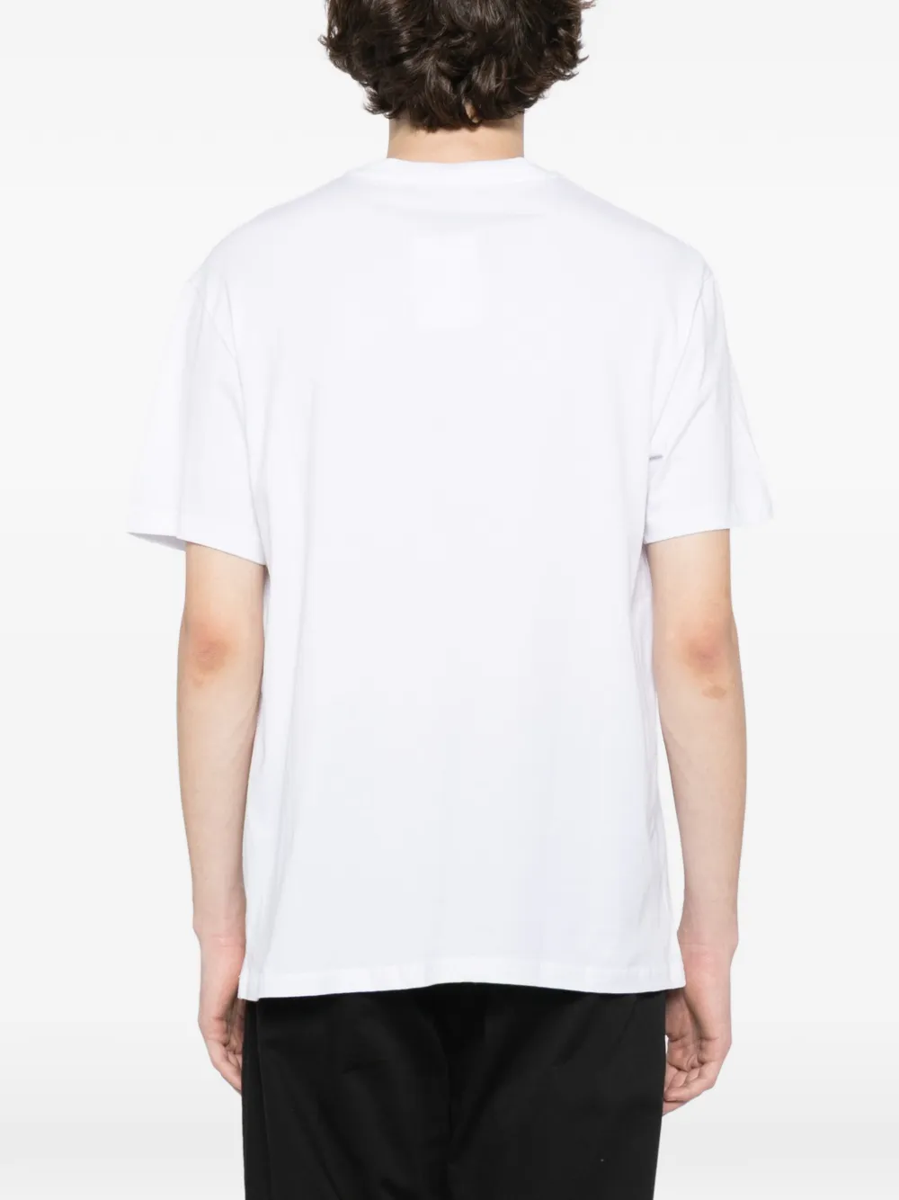 Roberto Cavalli Katoenen T-shirt met logoprint Wit