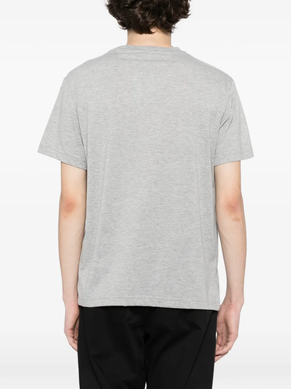 Roberto Cavalli T-shirt met ronde hals met print Grijs