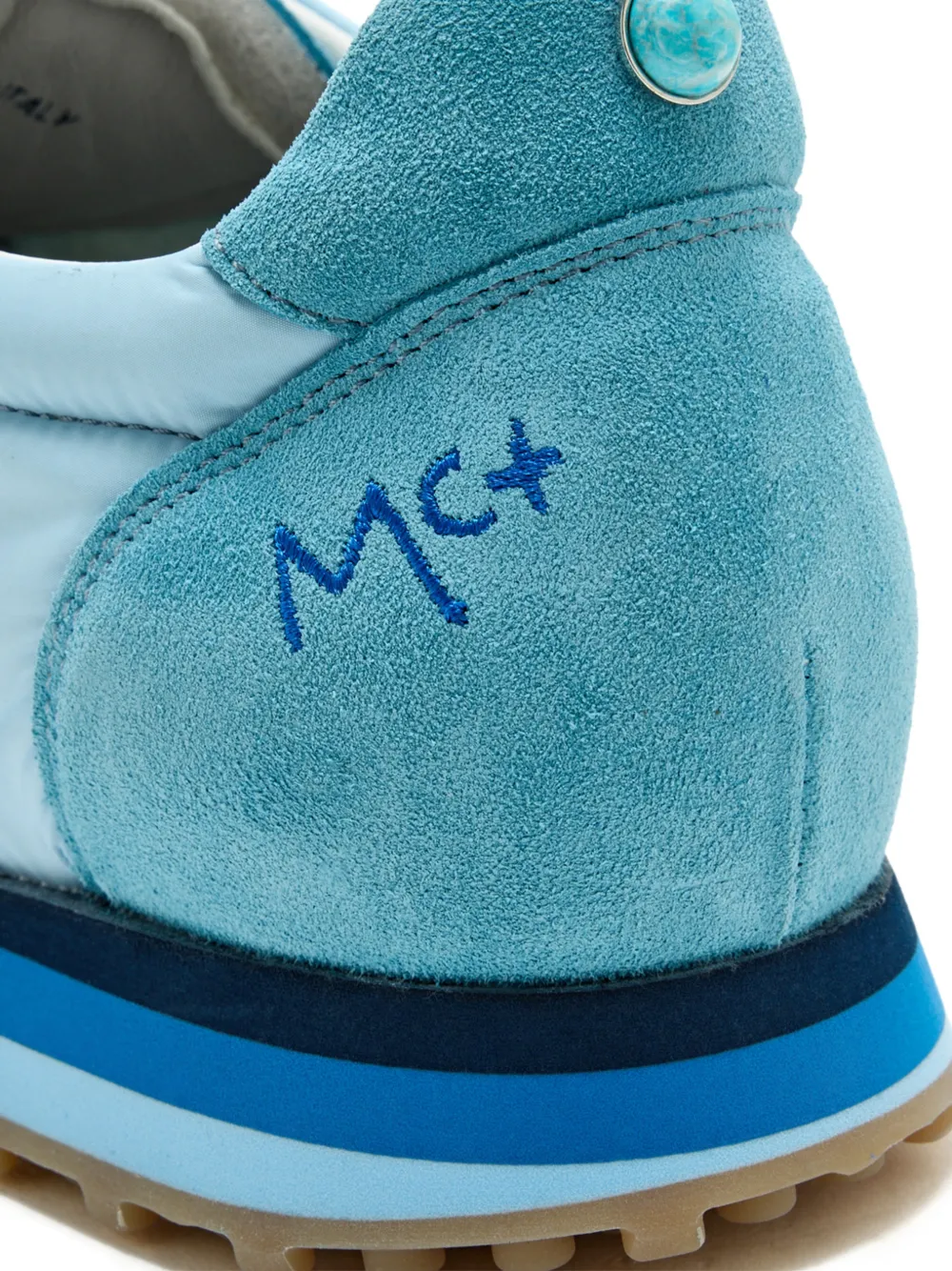 Blu Scarpa Sneakers met ronde patch Blauw