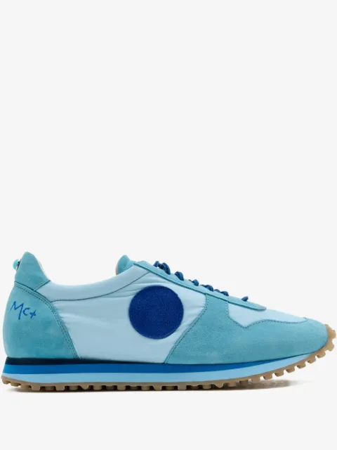 Blu Scarpa Sneakers mit rundem Patch
