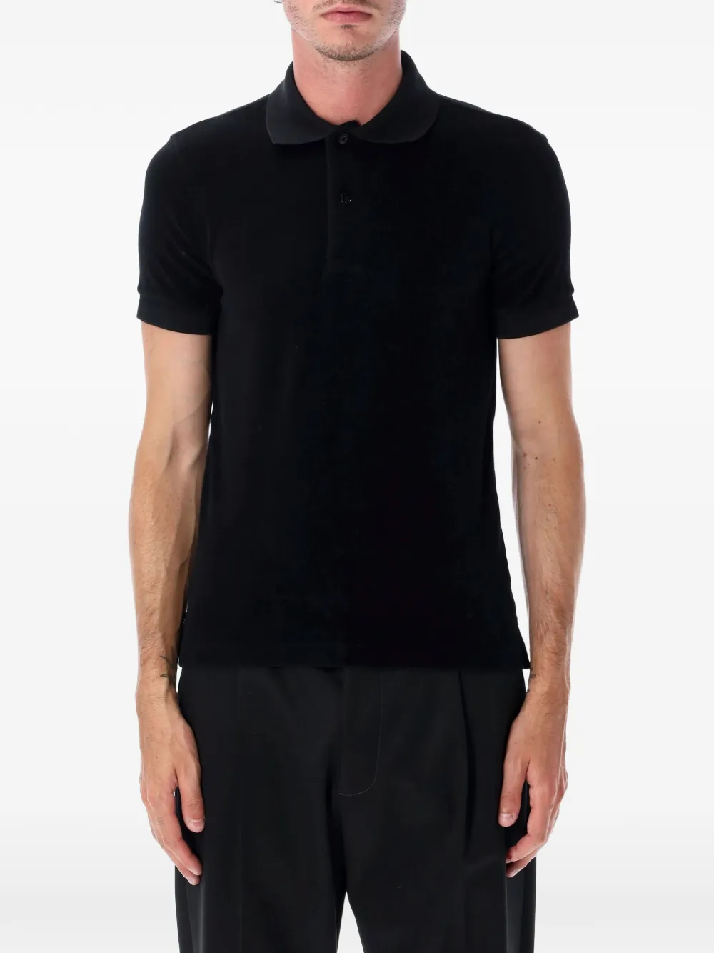 TOM FORD short-sleeves polo shirt - Schwarz