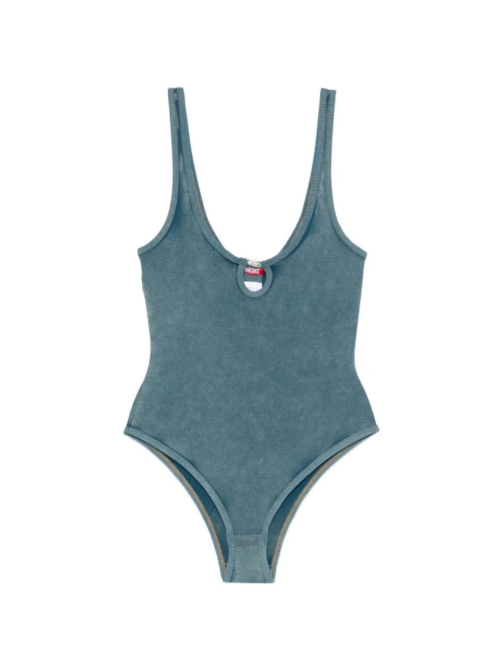 Diesel ribbed swimsuit - Blu