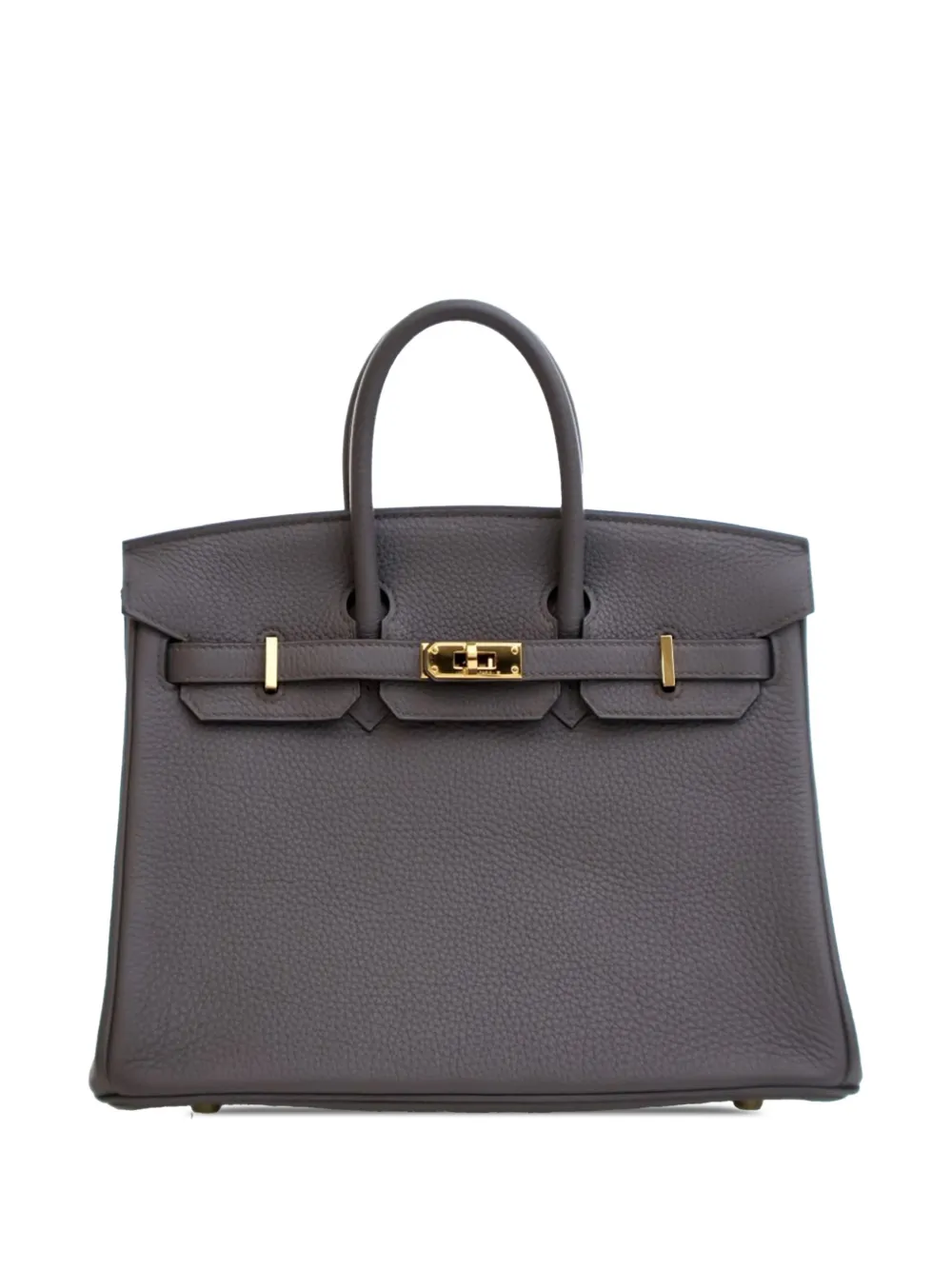 Hermès Pre-Owned 2017 Togo Birkin Retourne 25 handbag - Grigio