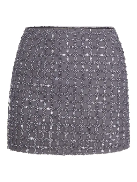 ROTATE BIRGER CHRISTENSEN sequin-embellished mini skirt